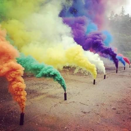 Color Smoke Candle -multicolour Smoking