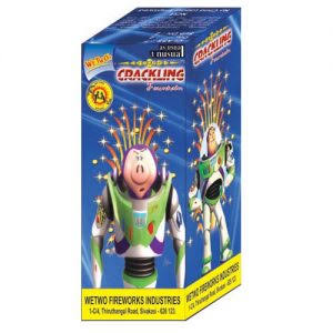 Crackling fountain cone